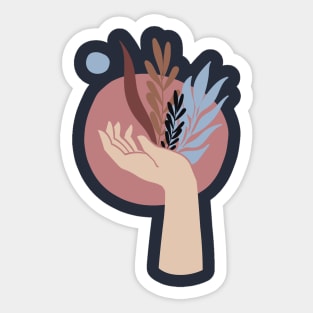 Hand & Sun #2 Sticker